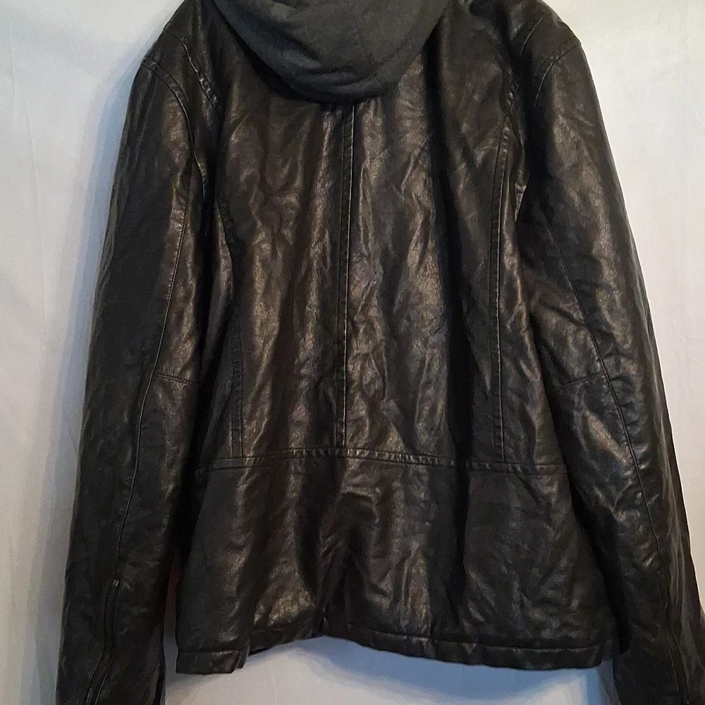 Levi's Black Men's Lined Hooded Jacket Size Xl